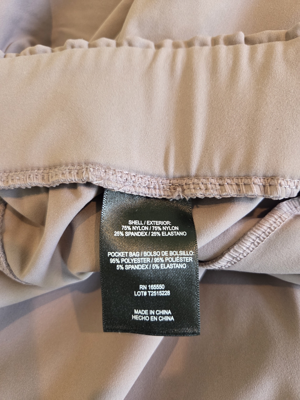 32 Degrees Cool Women's Stretch Woven Crop Wide Leg Drawstring Pant Mauve Size M - Picture 10 of 11